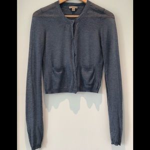 Burberry Brit Cropped Cardigan NWOT